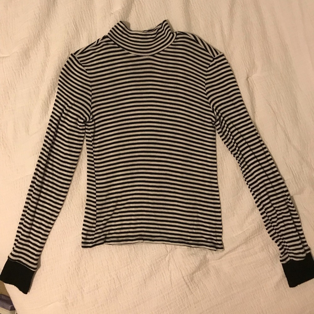 Mock Neck Long-Sleeve Top